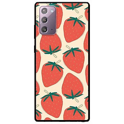 Ốp lưng dành cho Samsung Note 20 - Samsung Note 20 Ultra mẫu Họa Tiết Dâu Đỏ