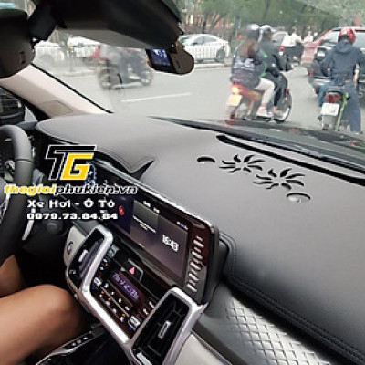Thảm da Taplo Kia Sorento 2021 vân Carbon cao cấp