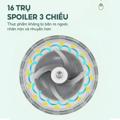 Hàng chính hãng Máy xay đa năng mini M7-02 cầm tay TopGiaKids, xay đồ ăn dăm cho bé, dung tích 300ml