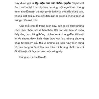 Bạn Không Thông Minh Lắm Đâu (Tái Bản 2022)