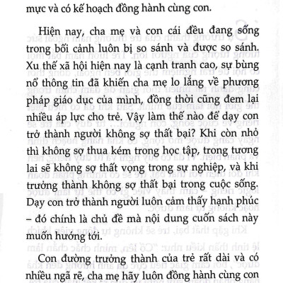 Dạy Con Không Sợ Thất Bại
