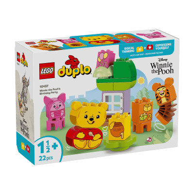LEGO DUPLO 10457 Đồ Chơi Lắp Ráp Tiệc Sinh Nhật Gấu Pooh (22 chi tiết)