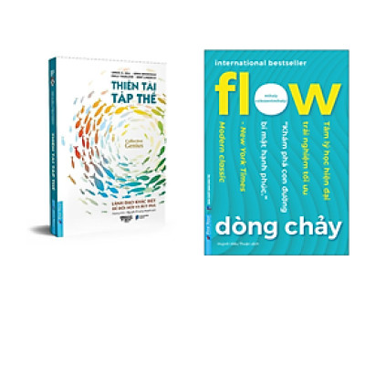 Combo 2 Cuốn : Thiên Tài Tập Thể + Flow - Dòng Chảy