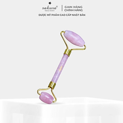 [Quà tặng] Thanh lăn dành cho mặt & cổ chất liệu thạch anh cao cấp Sakura