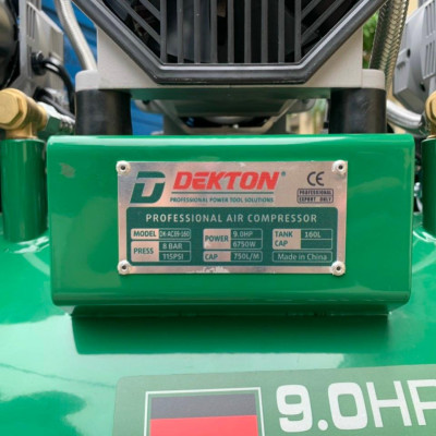 MÁY NÉN KHÍ KHÔNG DẦU 6750W 160L DEKTON DK-AC89-160 - HÀNG CHÍNH HÃNG