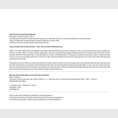 100 Câu Hỏi Về Lịch Sử Chữ Quốc Ngữ