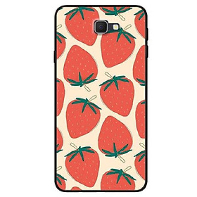 Ốp lưng dành cho Samsung J3 Pro - J7 Pro - J5 Prime - J7 Prime mẫu Họa Tiết Dâu Đỏ