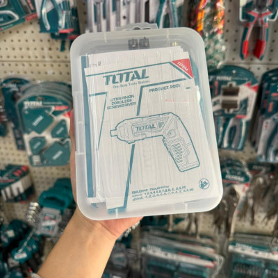 MÁY SIẾT VÍT DÙNG PIN 4V TOTAL TSDLI0442 - HÀNG CHÍNH HÃNG