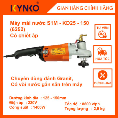Máy mài 150 - KD25 (có chiết áp) cầm tay chất lượng chính hãng Kynko # 6252
