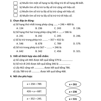 Sách - 100 Đề Kiểm Tra Toán 3