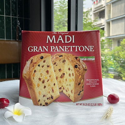 Bánh Mì Gan Panettone Madi Italian Cake Nhập Khẩu Ý (1000g)