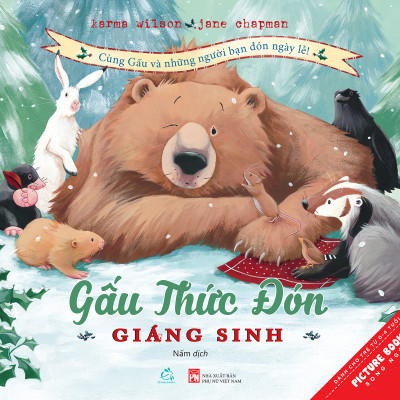 Sách Combo song ngữ Gấu hòa đồng ( 5C:Gấu có bạn mới,Gấu nói cảm ơn,Gấu đón giáng sinh,Gấu say ngủ,Gấu không ngủ được)