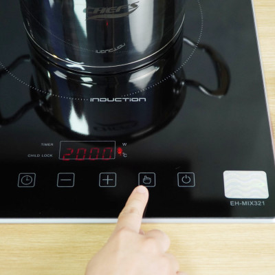 Bếp điện từ (1 từ 1 hồng ngoại) Chefs EH-MIX321 - HÀNG CHÍNH HÃNG