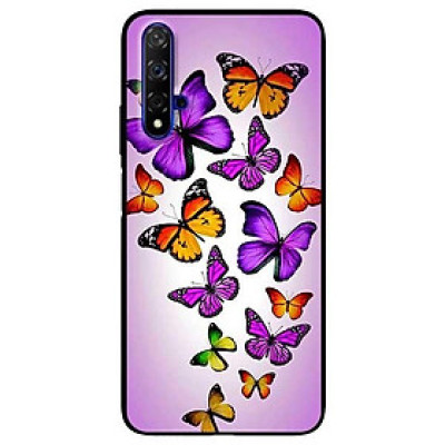 Ốp lưng dành cho Huawei 5t - Mate 20 - Mate 20 Pro mẫu Bướm Tím Bay