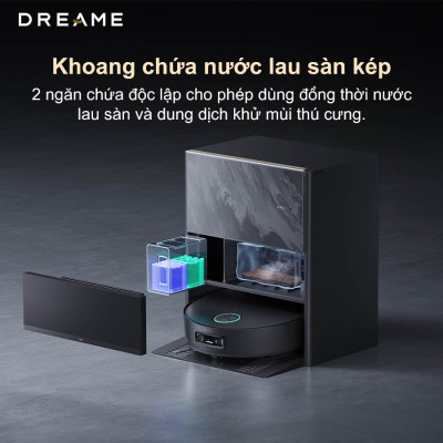 Robot Hút Bụi Lau Nhà Dreame Aqua 10 Pro Track 25.000 Pa, Sấy Nóng 100 Độ - Hàng Chính Hãng