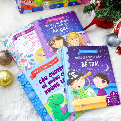 Box Set Gieo Mầm Tri Thức 21: 5 Phút Đọc Truyện Cùng Con Yêu (Bộ 4 Cuốn)