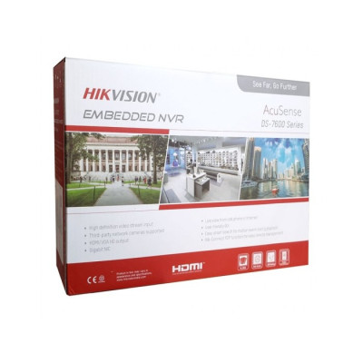 Đầu ghi hình HIKVISION camera IP 8 kênh DS-7608NXI-K2/8P Tích hợp 8 cổng PoE, tìm kiếm bằng khuôn mặt - Hàng chính hãng