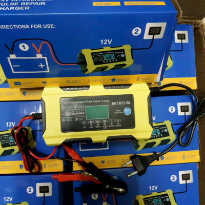 Sạc Ắc Quy Michel 12V-100Ah Cao Cấp - Công Nghệ Đức, Sạc 7 Giai Đoạn Tự Động ,  đèn trang trí
