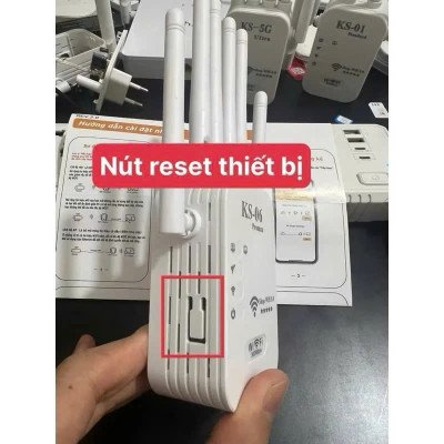 Bộ Kích Sóng Wifi Tốc Độ Cao 6 Râu 50M Thiết Bị Mở Rộng Sóng Bao Phủ Căn Nhà, Văn Phòng - Hàng Nhập Khẩu