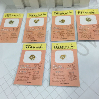 Combo 5 Miếng dán mạ vàng 24k chống bức xạ điện từ điện thoại, điện thoại bàn, máy chụp hình, máy MP3, MP4, máy tính, laptop...