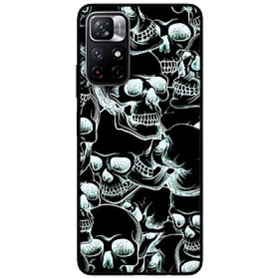 Ốp lưng dành cho Xiaomi Redmi Note 11 5G - Redmi Note 11T - Redmi Note 11S - Lâu Trắng Đen