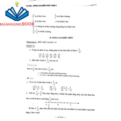 Sách: Tự Học Nâng Cao Kiến Thức Toán Lớp 7