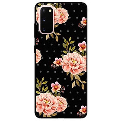 Ốp lưng dành cho Samsung S20 - S20 Plus - S20 Ultra mẫu Họa Tiết Hoa Cam