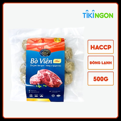 Bò viên Tâm Lợi, loại cao cấp - Dai ngon tự nhiên - Đảm bảo sức khoẻ - Giao nhanh trong 3h - 500gr