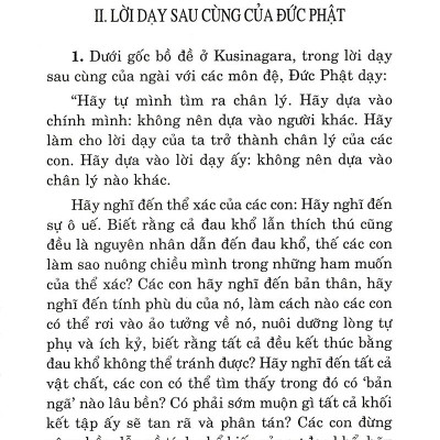Lời Phật Dạy