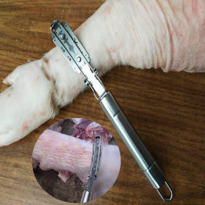 Dao Cạo Lông Heo - Dụng Cụ Cạo Lông Heo Làm Sạch Lông Lợn, Lông Chó, Lông Dê, Lông Gà Vịt bằng Inox không gỉ