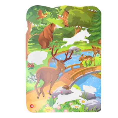 Sticker Dán Hình Thông Minh - Thế Giới Động Vật (VT)