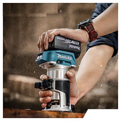 MÁY ĐÁNH CẠNH DÙNG PIN (BL)(18V)  1/4". 3/8" MAKITA DRT50RFX8 (01 SẠC 01 PIN 3.0 AH) - HÀNG CHÍNH HÃNG