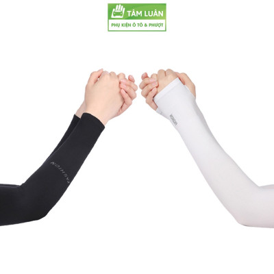 Găng tay chống nắng xỏ ngón, bao tay che nắng lái xe ô tô cho nam nữ đi phượt ngăn UV, phụ kiện xe hơi Tâm Luân