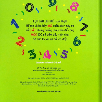 Lift-The-Flap-Lật Mở Khám Phá - First 100 Numbers - 100 Số Đếm Đầu Tiên