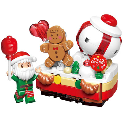 Đồ Chơi Lắp Ráp Chủ Đề Giáng Sinh - Gingerbread Man Ice Cream Pie - Keepplay K29804 (164 Mảnh Ghép)