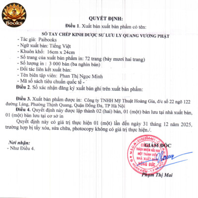 COMBO 2 Sách Chép Kinh - Kinh Địa Tạng, Dược Sư - PAI BOOKS.