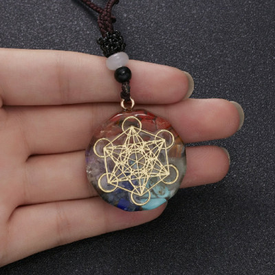 MẶT DÂY CHUYỀN ĐÁ THANH TẨY 7 LUÂN XA NĂNG LƯỢNG TÍCH CỰC