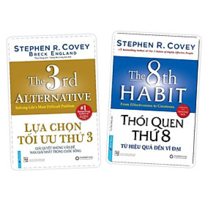 Sách - Combo Lựa chọn tối ưu thứ 3 (Bìa cứng) + Thói quen thứ 8 (Bìa cứng) - FirstNews