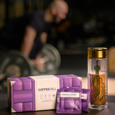 [MUA 1 TẶNG 5] Cà Phê Mocha Với Nhân Sâm Trắng Thượng Hạng COFFEECELL (20 gói x 15g) - Cà phê Arabica từ Brazil, Vị Socola tinh tế, Khơi nguồn cảm hứng - Hàng Chính Hãng