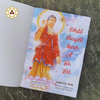 Sách - Phật Thuyết Kinh A Di Đà - Lâm Cự Tinh - Vĩnh Nghiêm Books