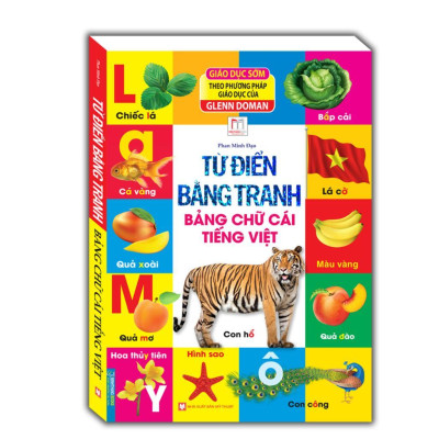 Sách - Từ Điển Bằng Tranh - Chữ Cái Tiếng Việt + Phương Tiện Giao Thông + Rau Của Quả + Thế Giới Động Vật - Combo 4 Cuốn - Minh Thắng