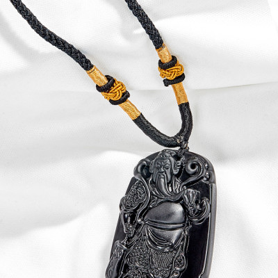 Mặt dây chuyền quan công tướng quân đá thiên thạch Ngọc Quý Gemstones