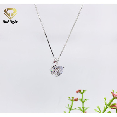 Dây chuyền bạc Ý 925 Huệ Ngân -Thiên nga PP1248