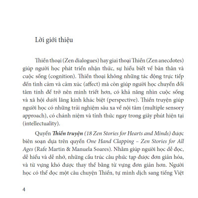 Thiền Truyện (Song Ngữ Anh - Việt)