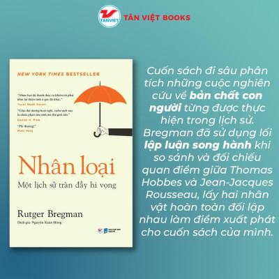 Sách - Nhân Loại - Một Lịch Sử Tràn Đầy Hi Vọng - Tân Việt Books