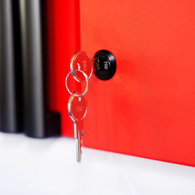 Tủ dụng cụ treo tường CSPS W61 x H45cm - 01 ngăn màu đỏ