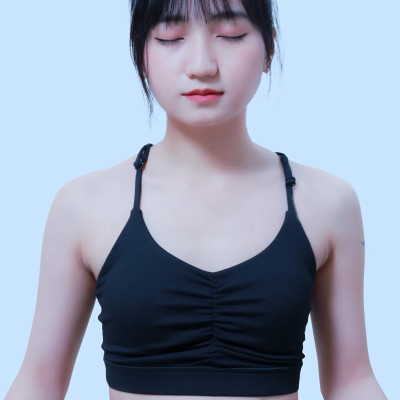 Áo ngực thể thao cao cấp LMcation Larry - Màu Đen