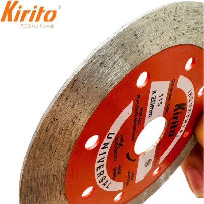 LƯỠI CẮT GẠCH LIỀN KIRITO - đường kính 115mm - Lưỡi phủ kim cương công nghệ laser hiện đại