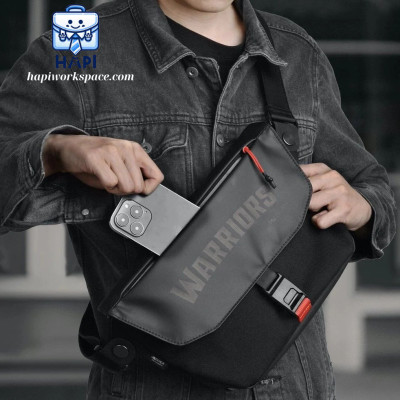 Túi đeo chéo hàng chính hãng WiWU Warriors Message Bag X Wi-Warriors-MB: Siêu thời thượng, chia ngăn tiện lợi, cho tín đồ công nghệ