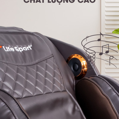 Ghế Massage Toàn Thân Lifesport LS-750, Ghế Massage Công Nghệ Bậc Nhất Kết Hợp Với Các Chất Liệu Cao Cấp BH 6 Năm